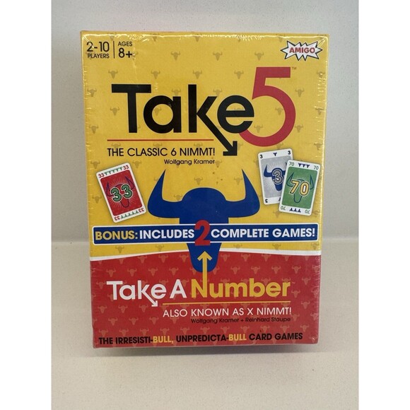 Games Take 5 & Take a Number Complete Games in  Take 5 is The 6 Nimmt! & - Picture 6 of 9